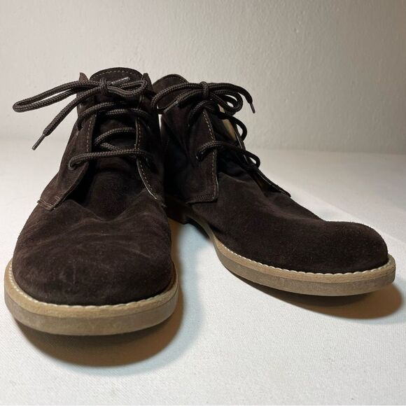 Michael Pasinkoff chocolate suede chukka boots size 40 - Picture 8 of 8